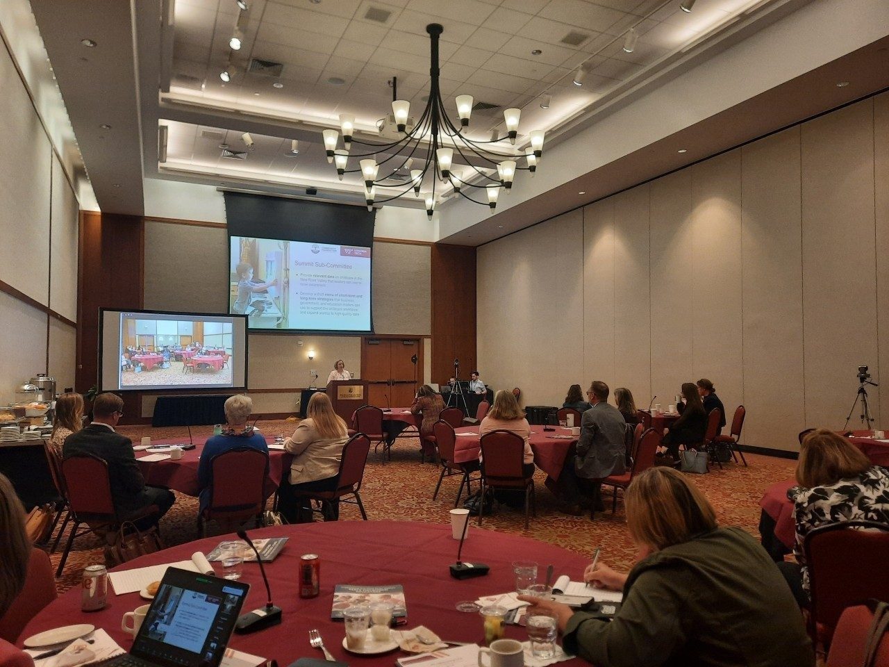 The 2022-2023 meeting was held at the Inn at Virginia Tech on April 19, 2023. More than 35 local leaders demonstrated their commitment to providing the best possible care and education for our youngest learners and their families throughout the New River Valley.